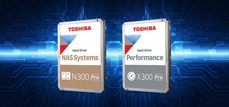Toshiba N300 Pro and X300 Pro Internal Hard Drives