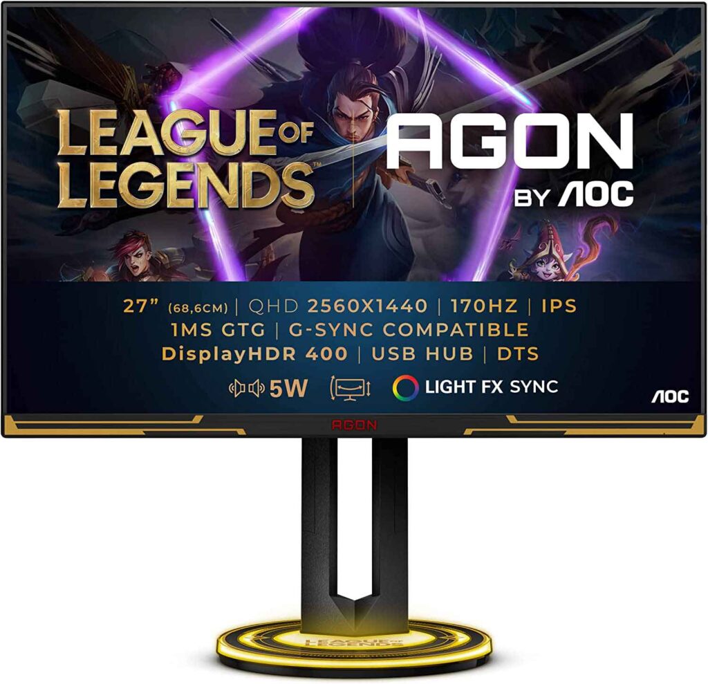 AOC League of Legends Agon Pro AG275QXL 