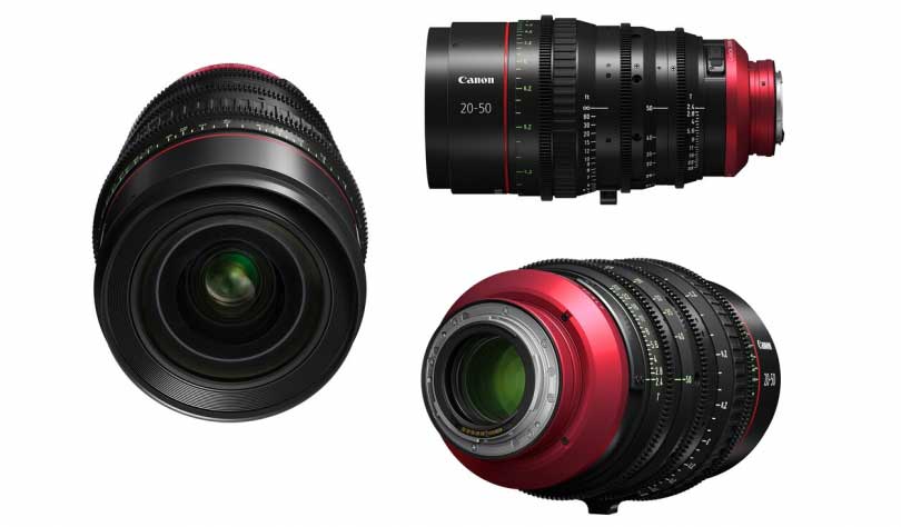 Canon CN-E20-50mm, and CN-E45-135mm T2.4 LF/FP Zoom Cinema Lenses