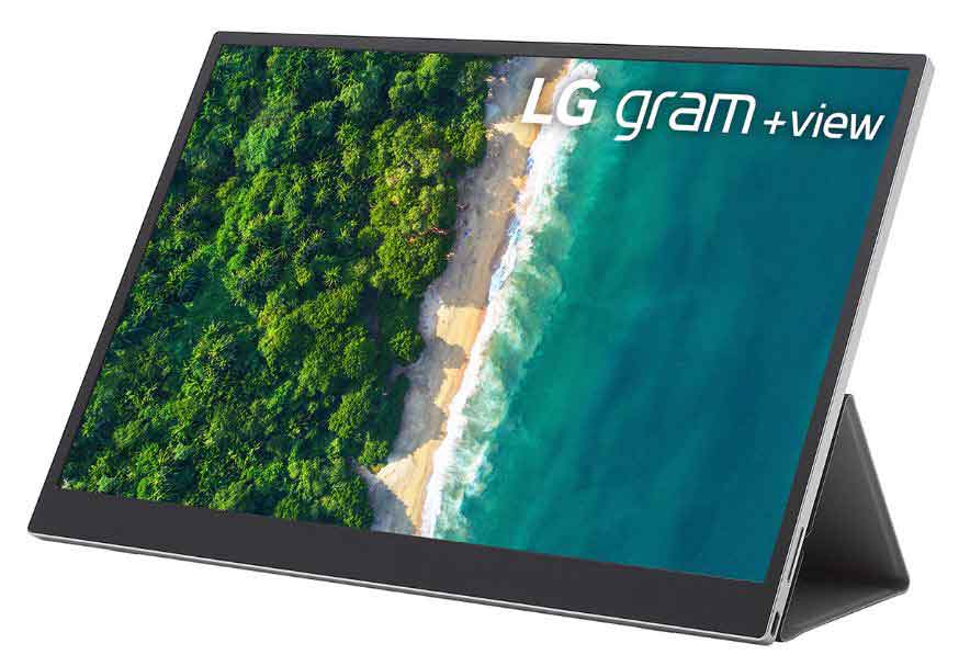 LG Gram +View 16MQ70 mobile external monitor