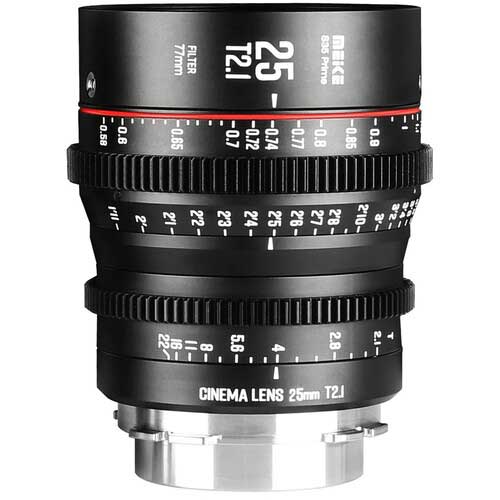 Meike 25mm T2.1 S35 cine lens