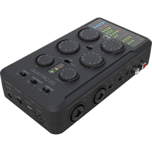 iRig Pro Quattro IO MIDI Audio Interface for PC