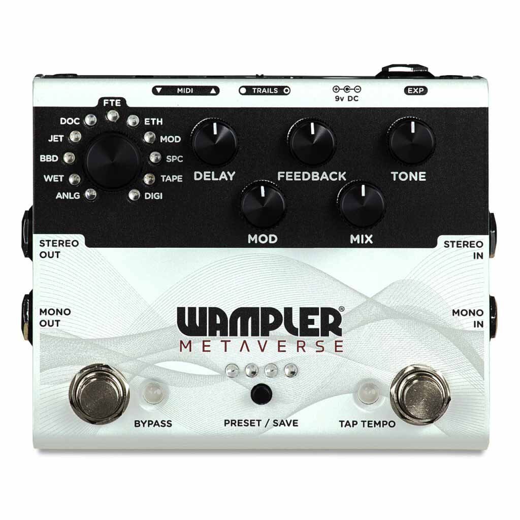 Wampler Metaverse Multi Delay Pedal with MIDI Control Center