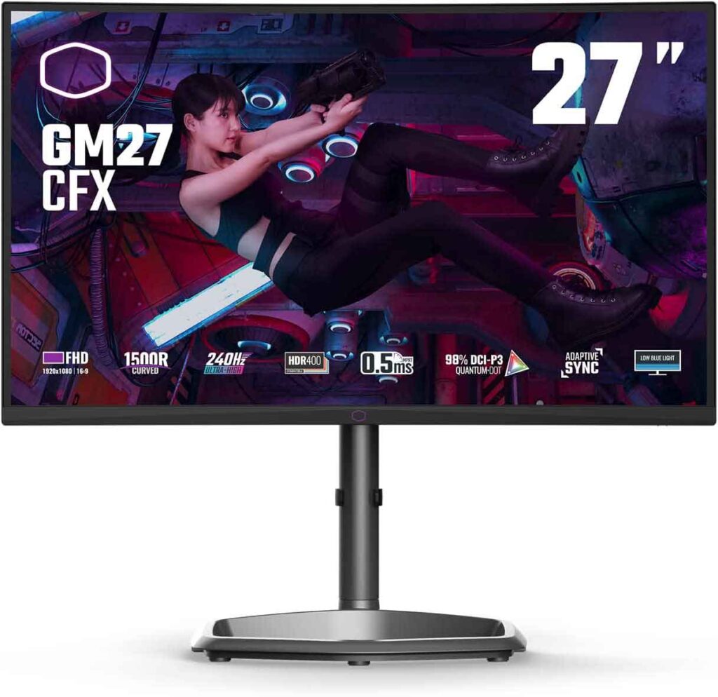 Cooler Master GM27-CFX 27 inch curved monitor for gaming