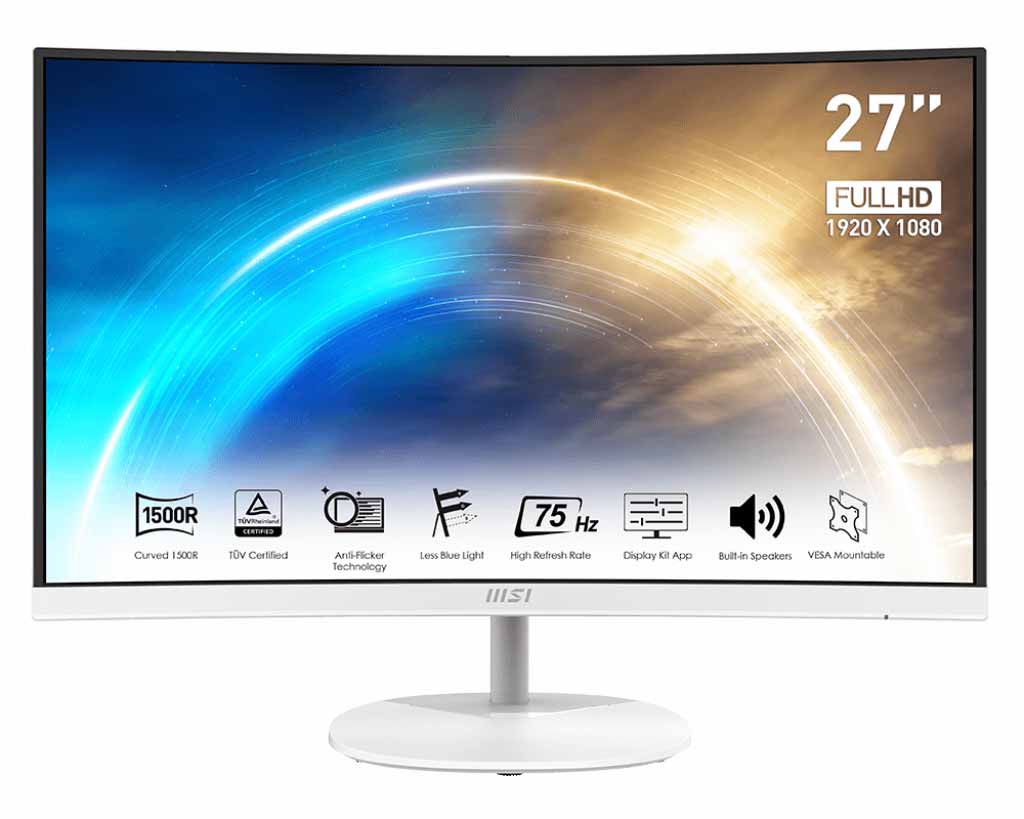 MSI Pro MP271CW 75 Hz curved monitor