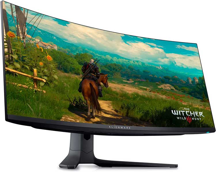 Dell AW3423DWF QD OLED curved gaming monitor with 165Hz