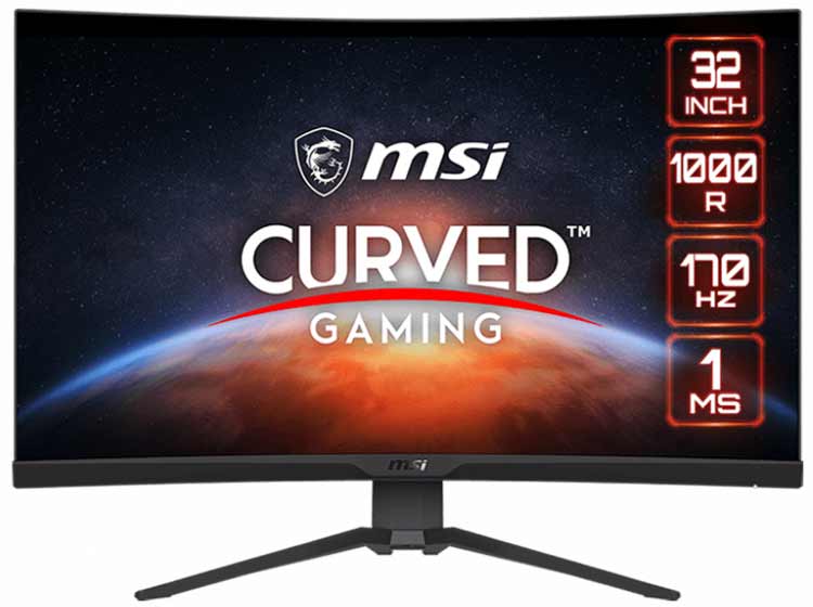 MSI G322CQP 32 inch Curved Monitor for Gaming