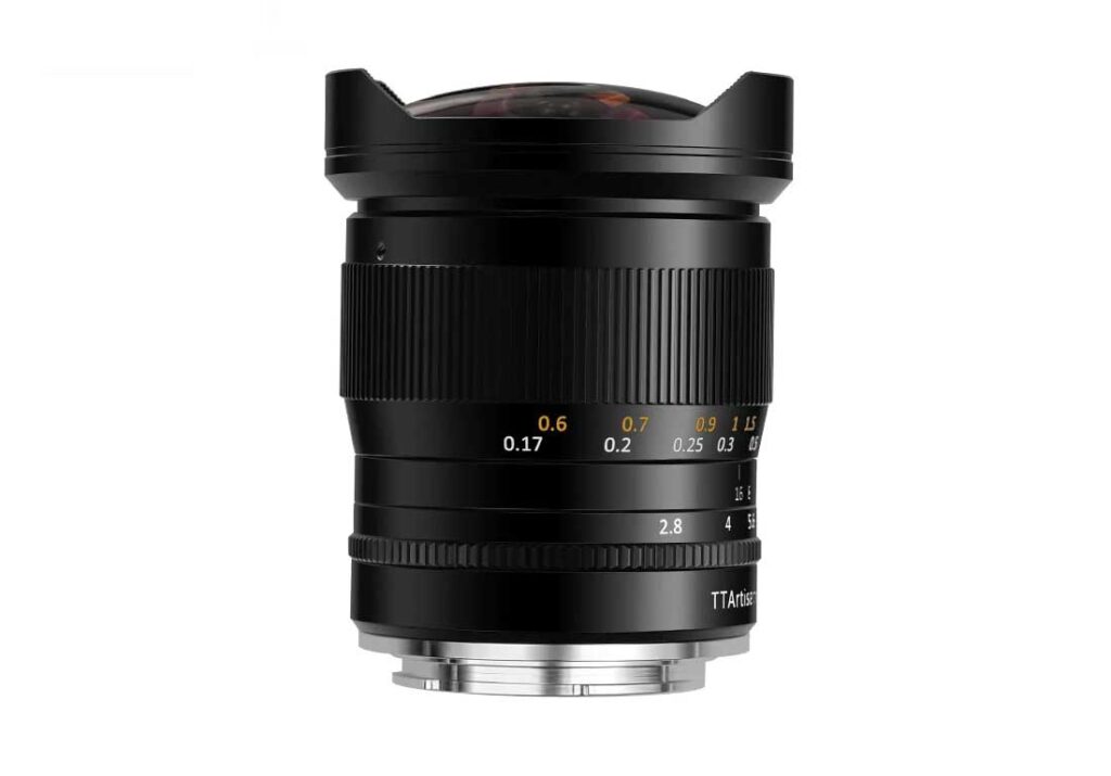 TTArtisan 11mm f2.8 Fisheye Lens for Nikon F and Canon EF DSLRs