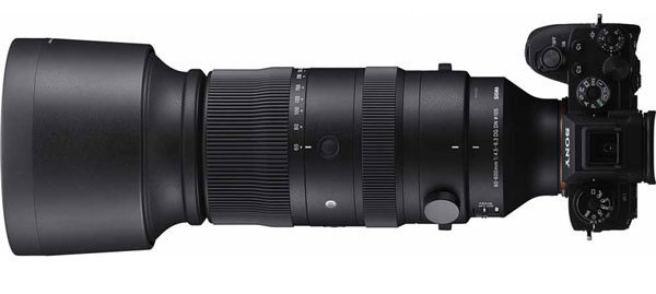 Sigma 60-600mm F4.5-6.3 DG DN OS lens