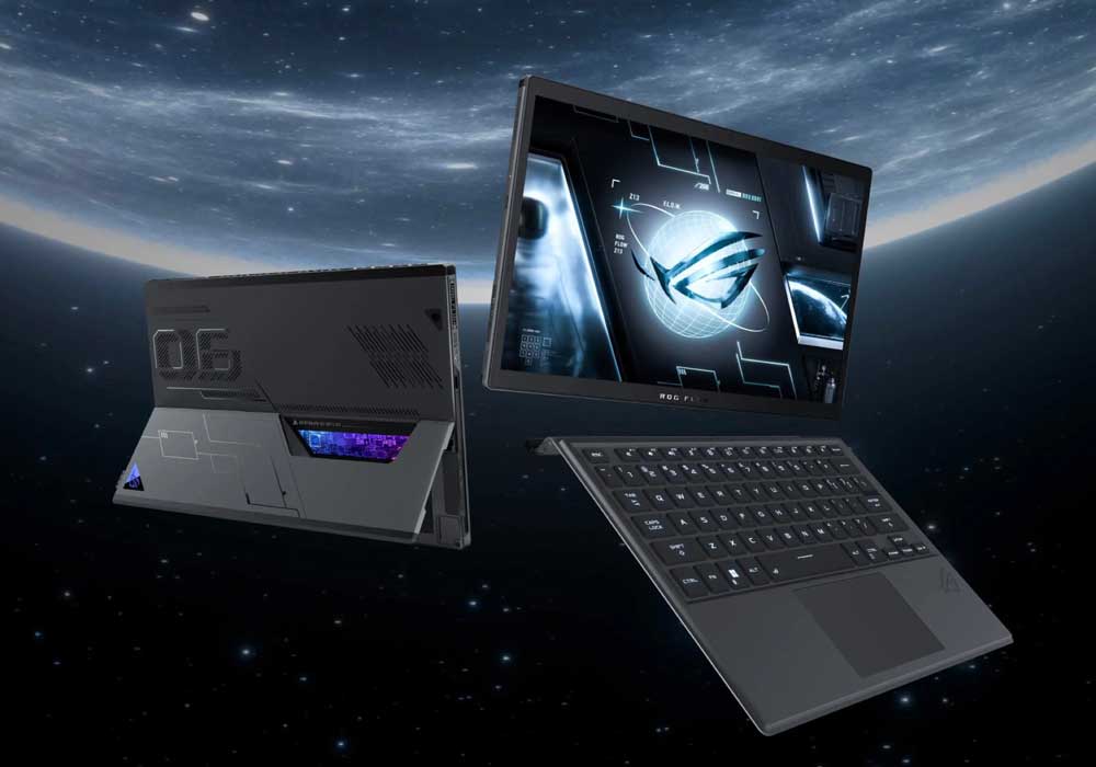 Asus ROG series laptops ROG Flow Z13 and Flow X16 with RTX 4000