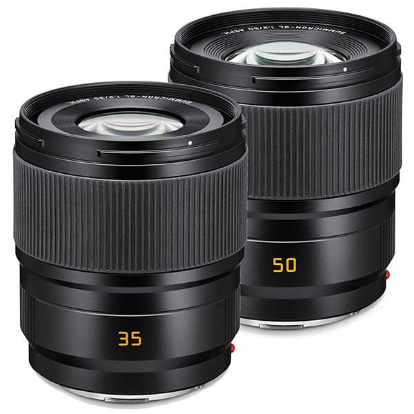 Leica Summicron-SL 35mm f2 ASPH and 50mm f2 ASPH lenses 
