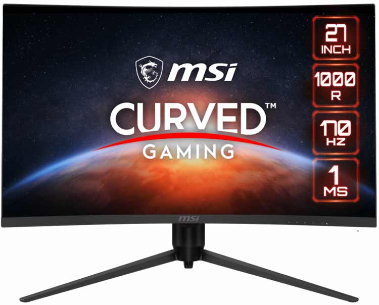 MSI G271CQR E2 27 inch WQHD monitor for Gaming