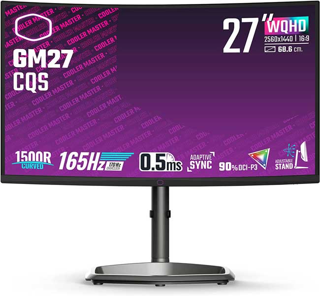 Cooler Master GM27-CQS 170Hz 1440p Curved Gaming Monitor