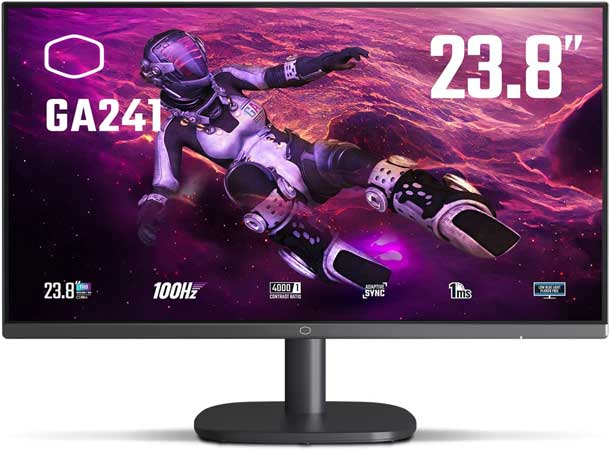 Low budget monitor for gaming: Cooler Master GA241 with 100Hz