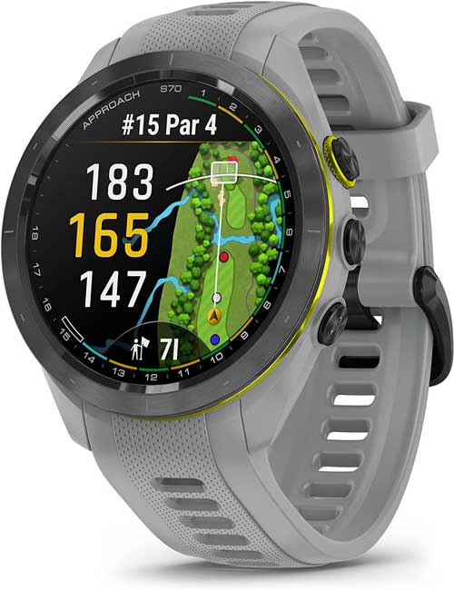 Garmin Approach S70 smartwatch for golf and running