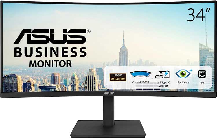 Asus Ultrawide 100Hz Monitor VA34VCPSN