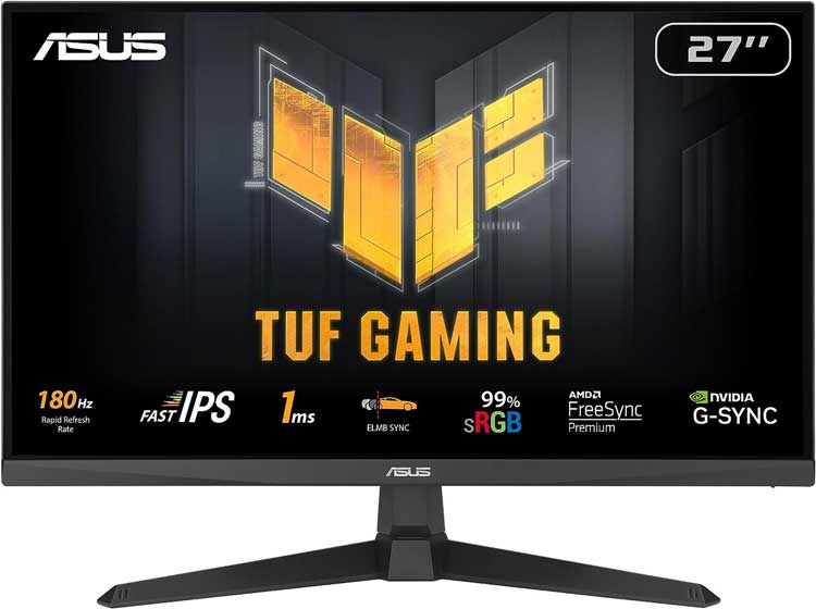 27-inch 1080p gaming monitor Asus VG279Q3A with 180Hz