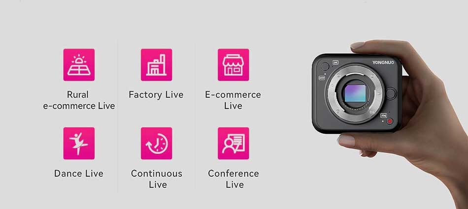 Yongnuo YN433 Live Streaming Camera with Micro Four Thirds Sensor