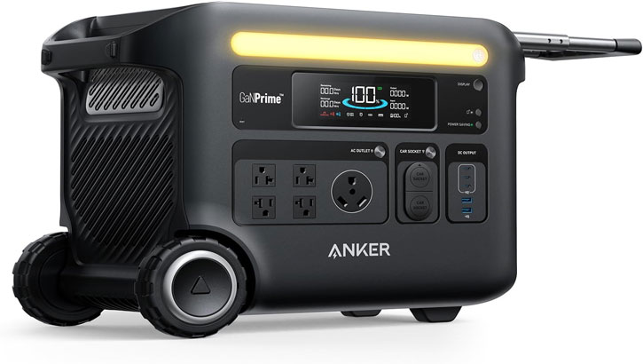 Anker Solix F2600 small solar generator for house, 