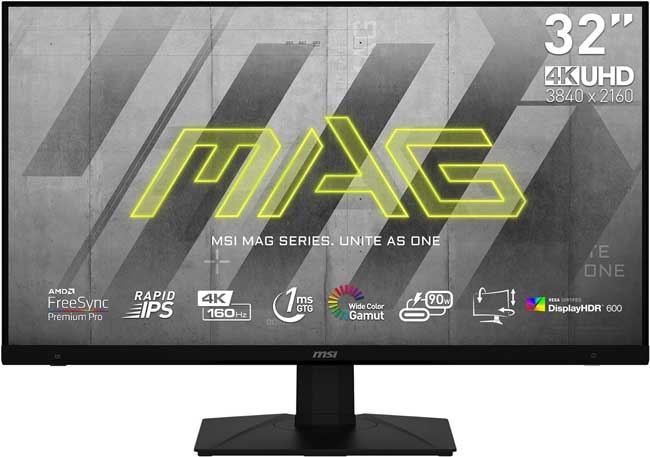 MSI MAG 323UPF 4K IPS gaming monitor 160Hz