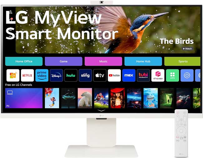 LG 32SR85U 4K Smart Monitor with webOS