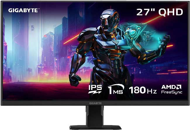 Best budget 27 1440p monitor Gigabyte GS27QC A with 180Hz