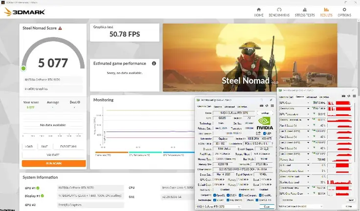 AORUS GeForce RTX 5070 MASTER review test