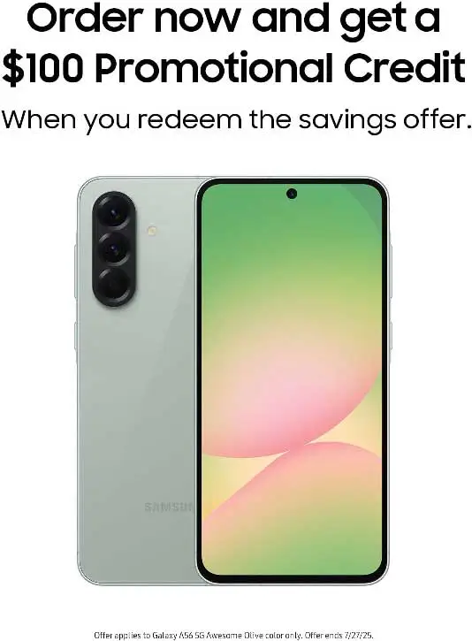 Samsung Galaxy A56 5G cell phone AI