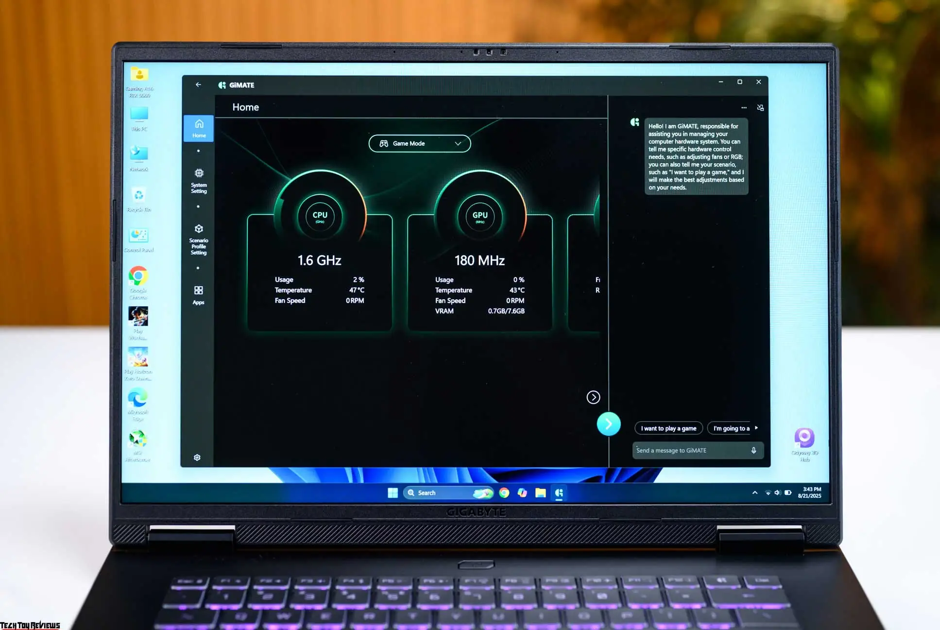 Gigabyte Gaming A16 Review: How Good Is the RTX 5050? GiMATE AI Assistant