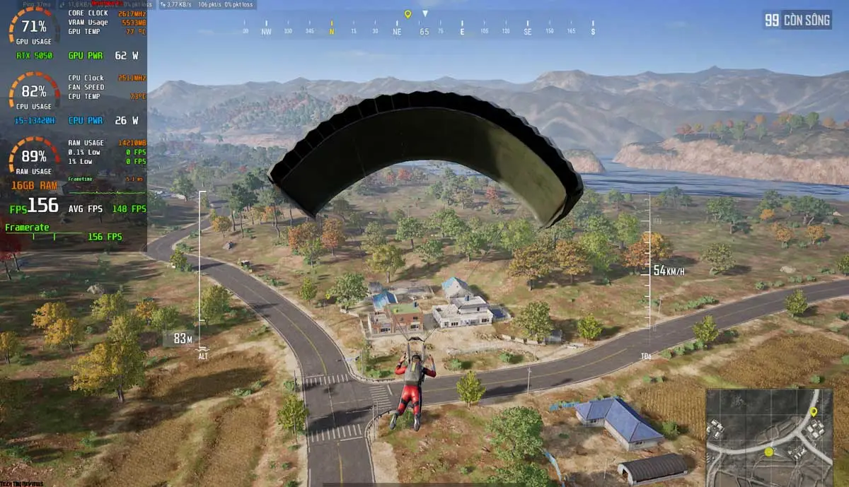 Gigabyte Gaming A16 Review: How Good Is the RTX 5050? pubg gameplay